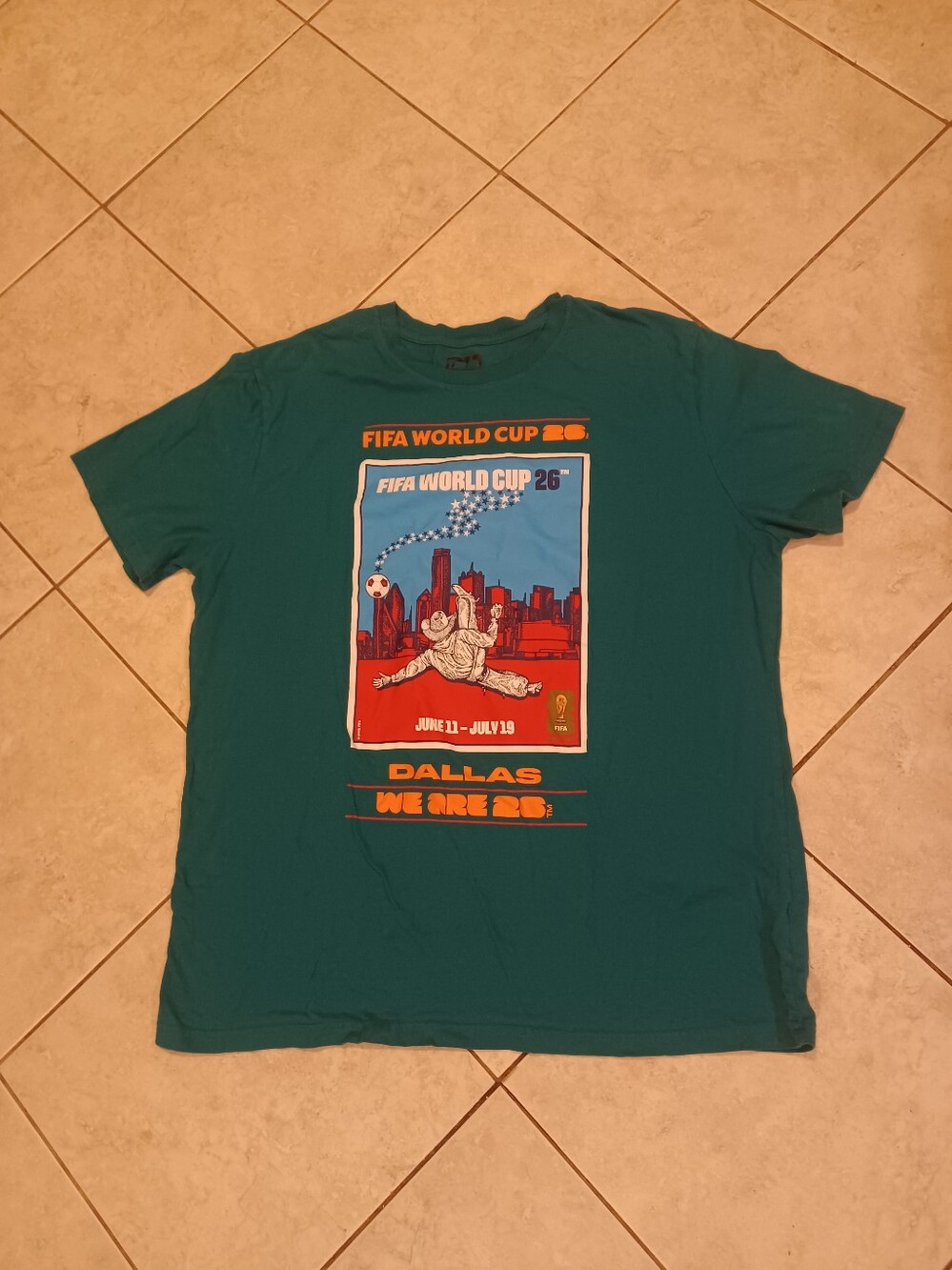 Fifa World Cup 26 Dallas T Shirt Sz.xl